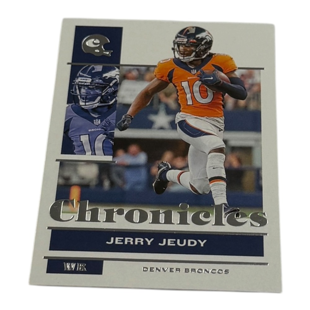 2021 Panini Chronicles Football Jerry Jeudy 29 Denver Broncos Wide Receiver Card